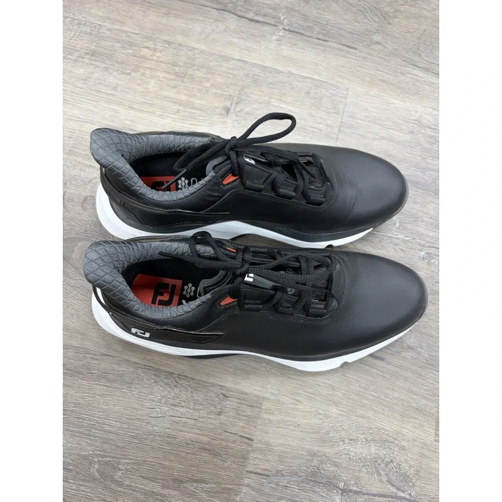 Footjoy Pro Slx Men's Size 8 Golf Shoes Spikeless Black Ortholite X25 EUC